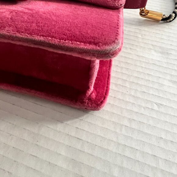 Gucci Square velvet pink mini bag - Picture 9 of 9